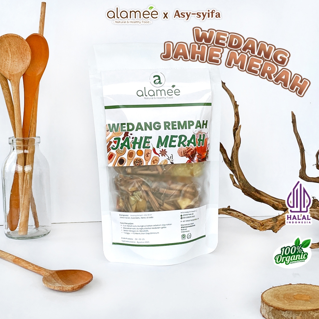 

Wedang Rempah Jahe Merah Komplit Tradisional Asli Rempah Minuman Herbal Alami Langsung Seduh Komplit