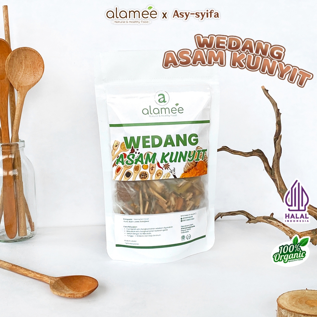 

Wedang Asam Kunyit Kunir Asem Asli Rempah Minuman Herbal Alami Langsung Seduh Lengkap Komplit