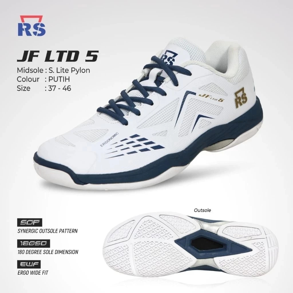 Sepatu Badminton Reinforce Speed RS JF LTD 5