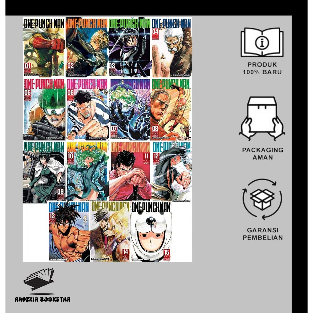 Komik One Punch man, vol. 1-29 (English)