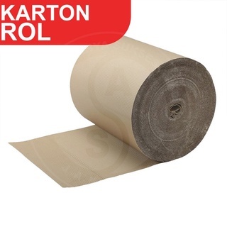 

Karton Lembaran Kardus Packing Polos Single Face 1 ROLL Berat 30 Kg 50 meter Corrugated Roll WSA NEW
