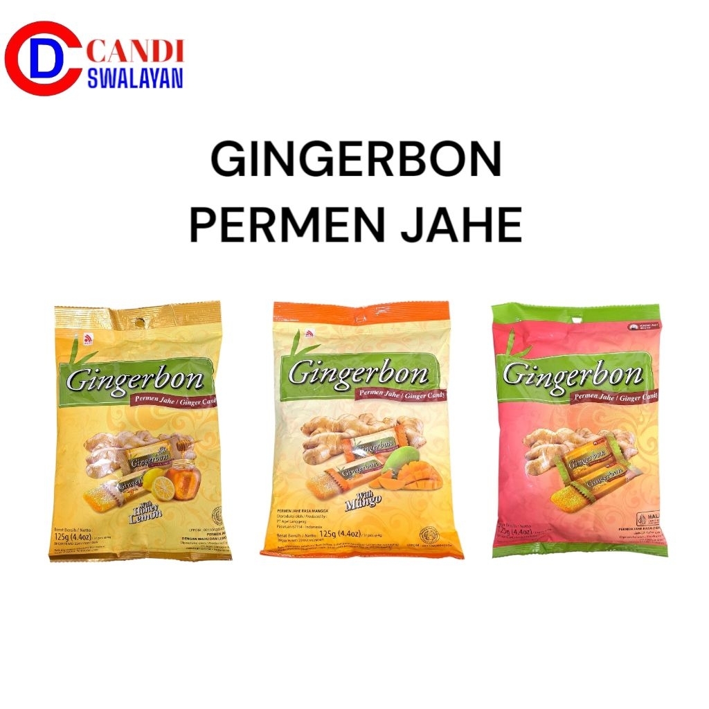 

GINGERBON Permen Jahe 125gr (31psc/Bag)