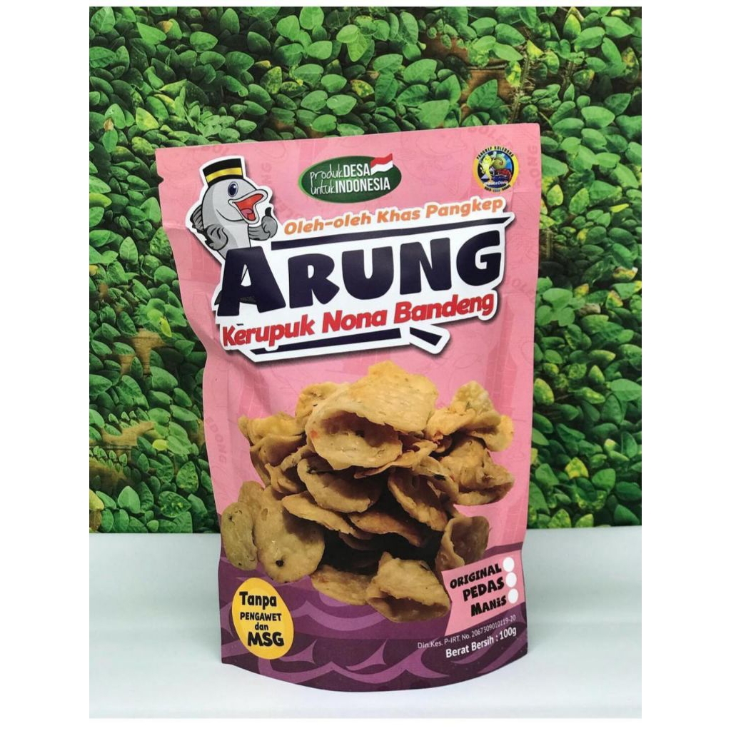 

Kerupuk Nona Bandeng ARUNG Khas Pangkep