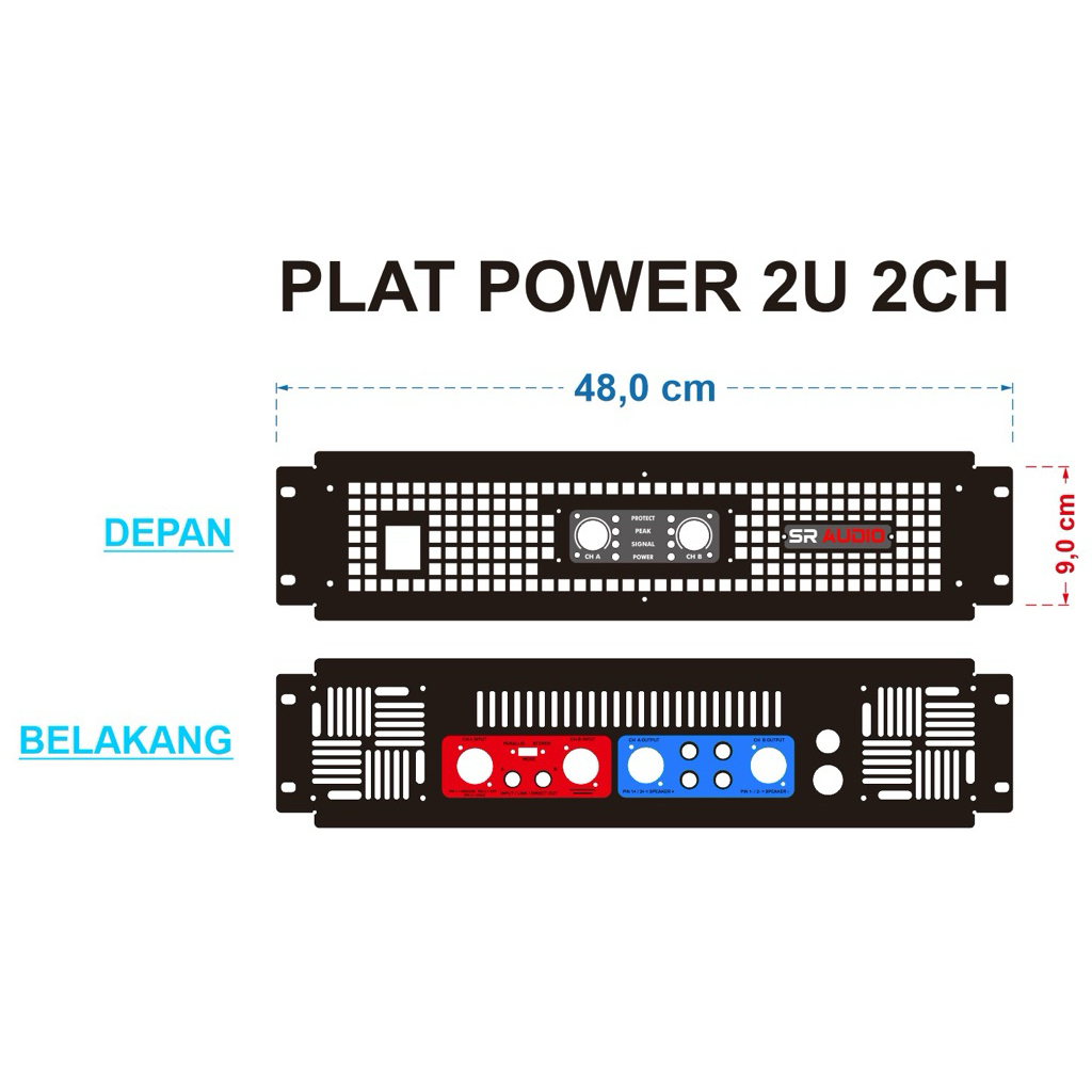 PLAT POWER 2U 2CHANEL CUSTOM NAMA