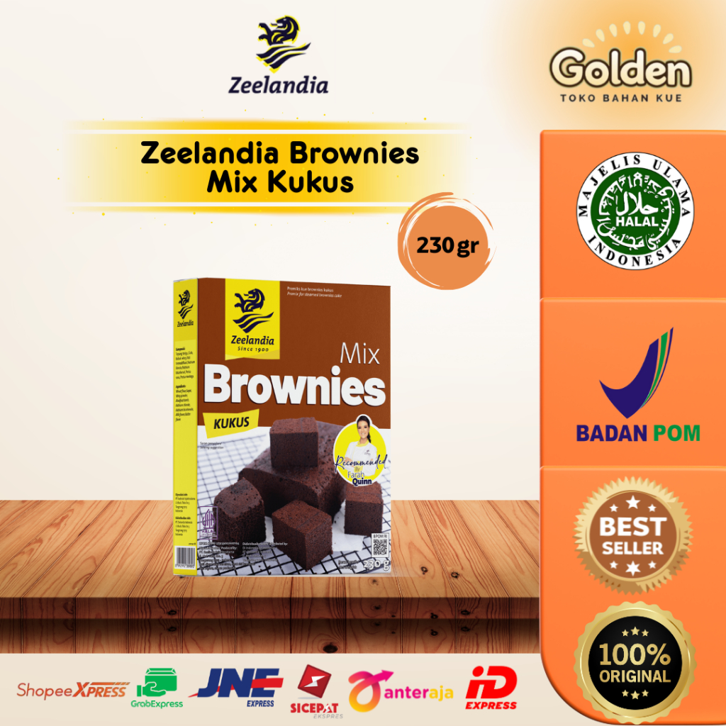 

Zeelandia Brownies Mix Kukus 230gr