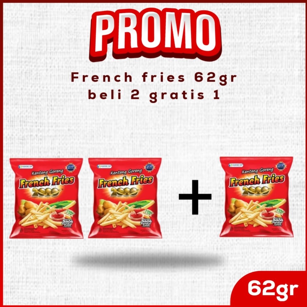 

Promo makanan ringan beli 2 gratis 1 65gr