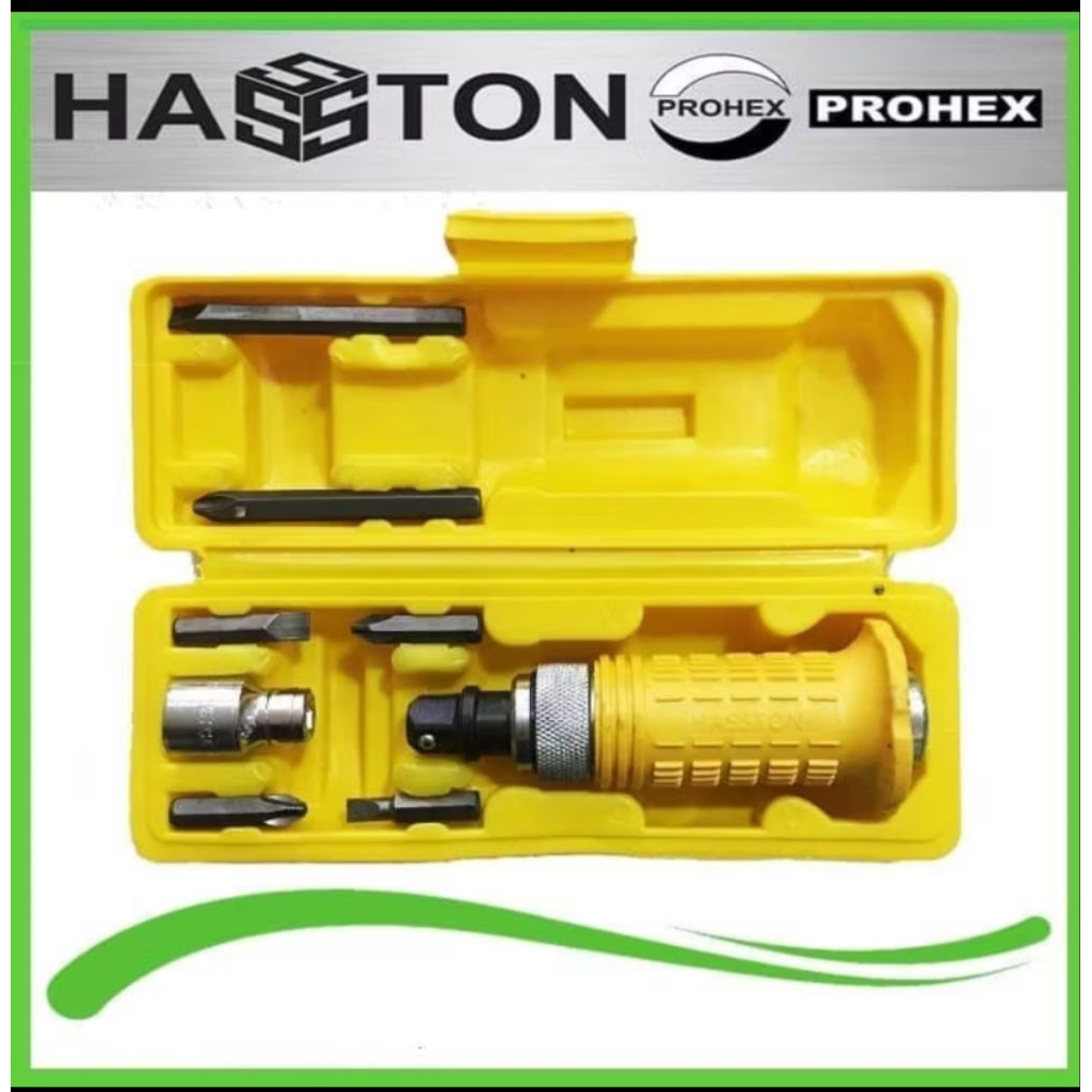 obeng ketok hasston/ obeng tumbuk set 5 pcs