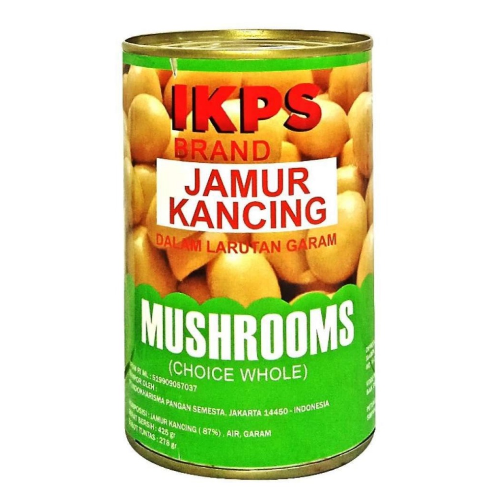 

[oddsolshop] pekanbaru/IKPS Jamur Kancing 425GR / Mushrooms