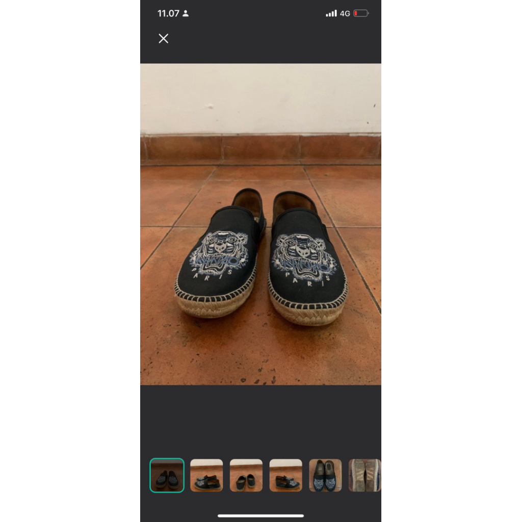Kenzo Tiger Shoes Preloved BEKAS NO REFUND NO RETURN