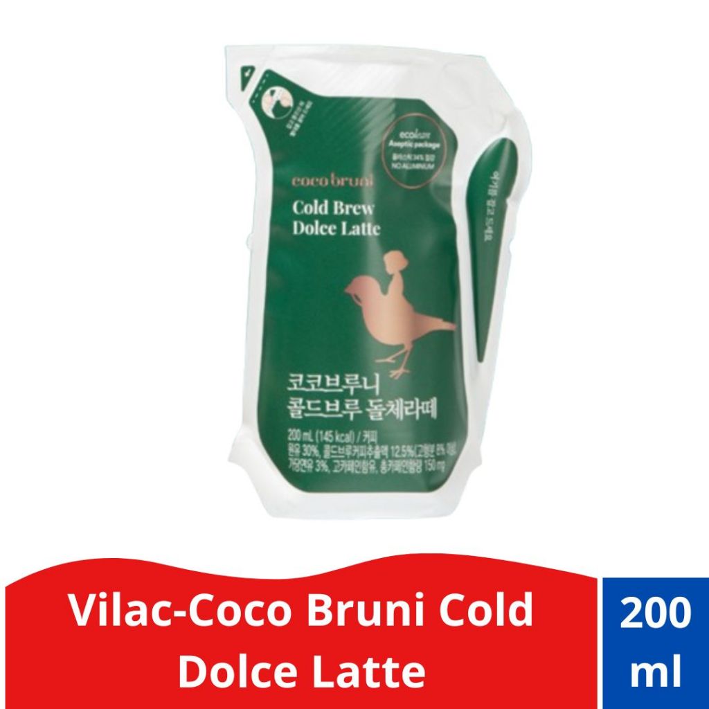 

Vilac- Coco Bruni cold Brew Dolce Latte- Kopi susu 200ml
