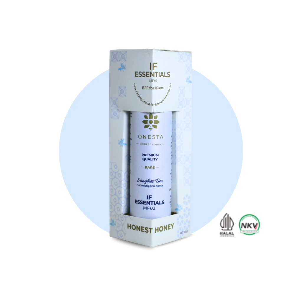 

IF ESSENTIALS MF02 Travel Squeeze Pack | Onesta Honest Honey Madu asli raw 100% tanpa campuran 100gr
