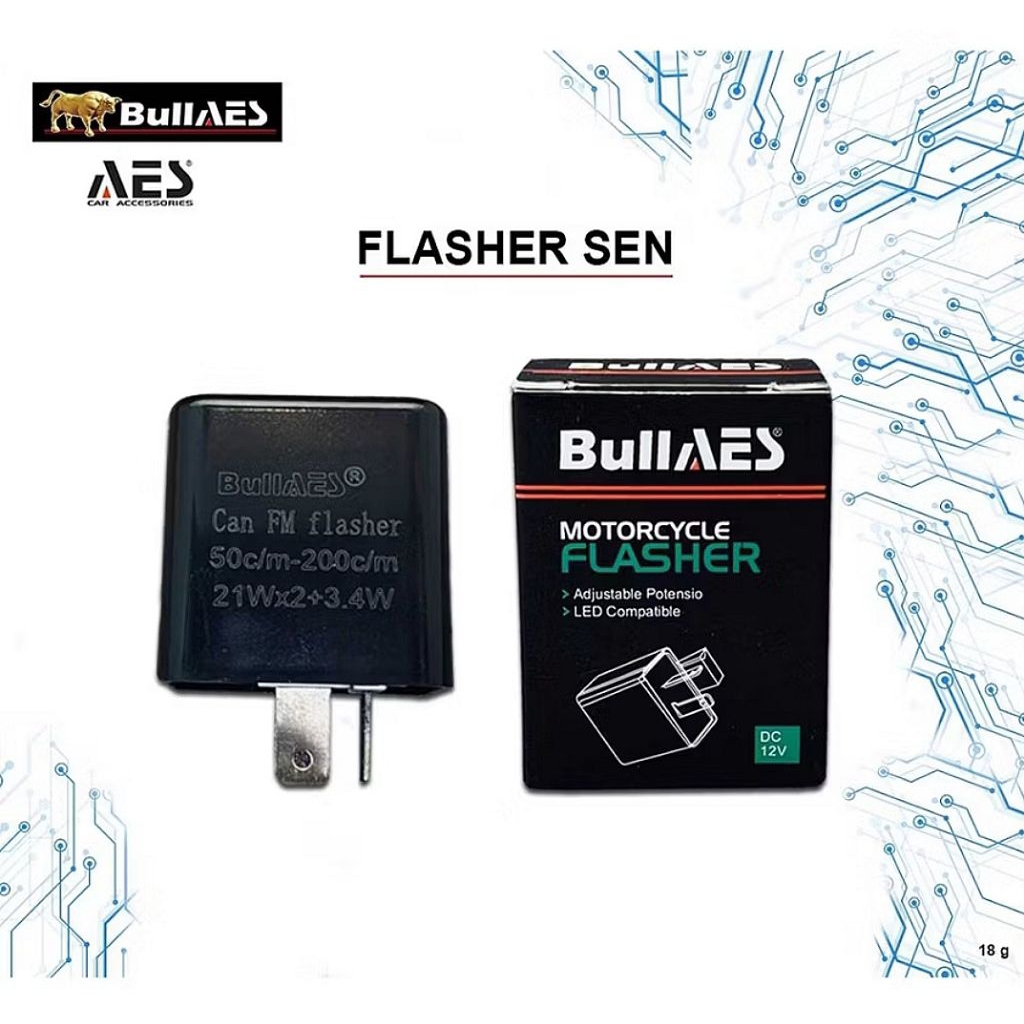 Flasher BULLAES Original untuk semua motor