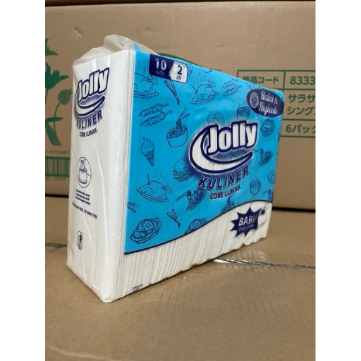 Tisu / Tissue Jolly Biru 700gr 2 ply | Tisu Wajah | Facial Tissue | Kuliner | Core Lunak | Murah | J
