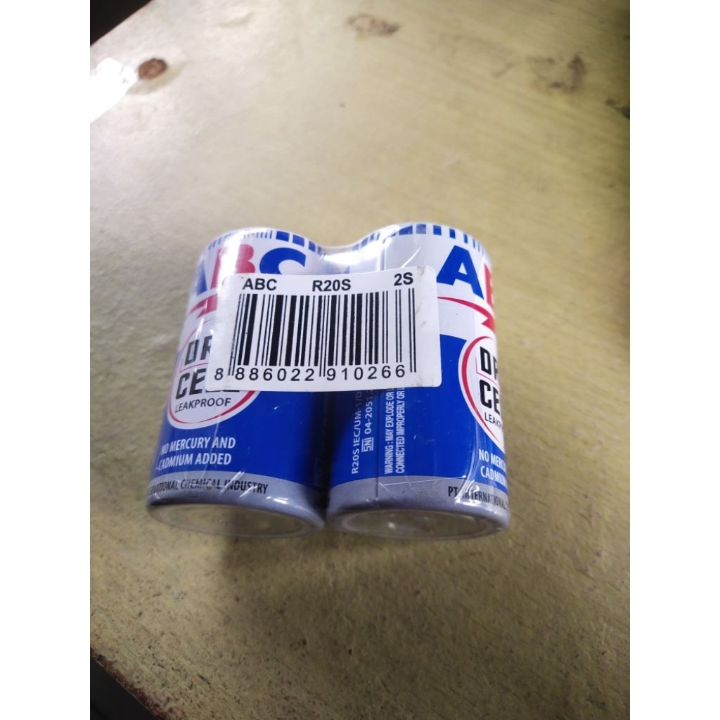 Baterai ABC R20S 2S (8pcs)