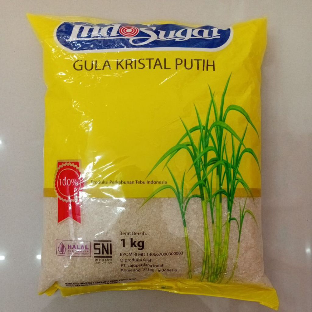

INDOSUGAR - GULA PASIR 1 kg