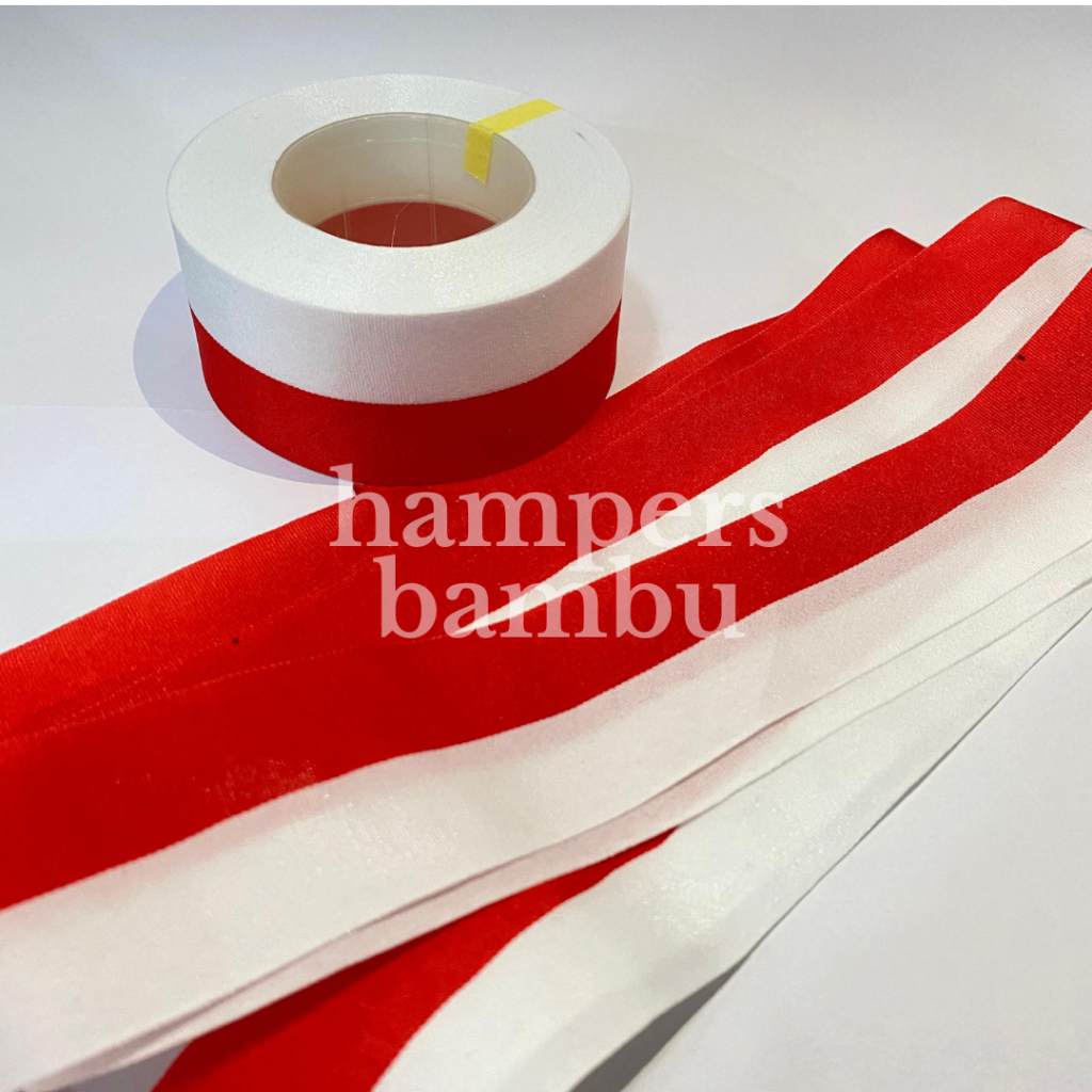 

Pita Merah Putih / Pita Kain 17 Agustus / Pita Satin Merah Putih 2.25 Meter