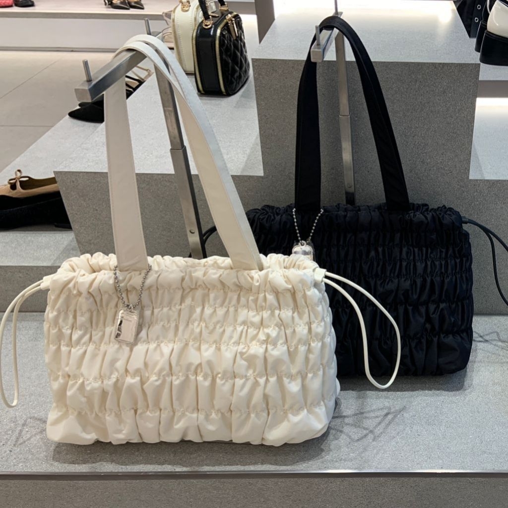 #2-30271558-1 Kilo Nylon - Jast[p] CK ORIGINAL COUNTER RUCHED TOTE BAG STORE AUTHENTIC ASLI MALL STR