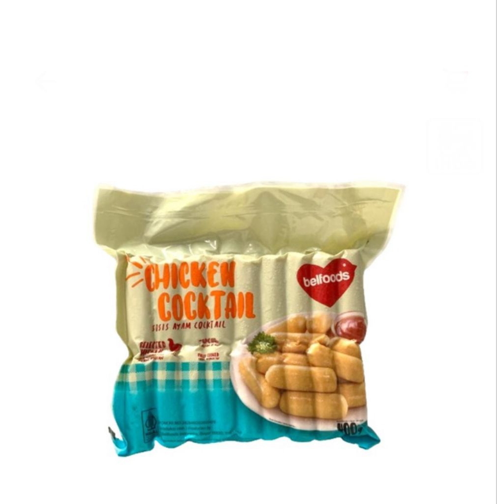 

belfoods chicken cocktail sausage pack 400 gram