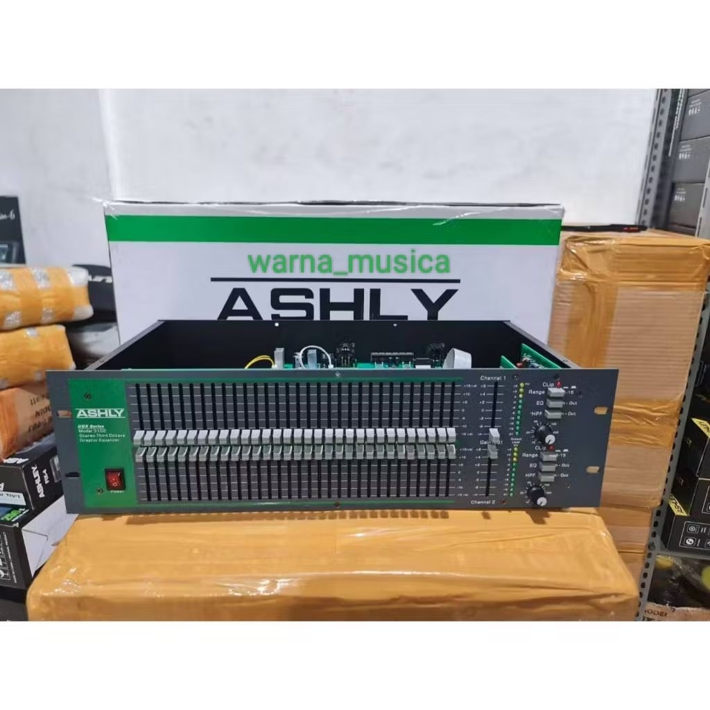 equalizer ashly GQX 3102/31x2Band komponen makro