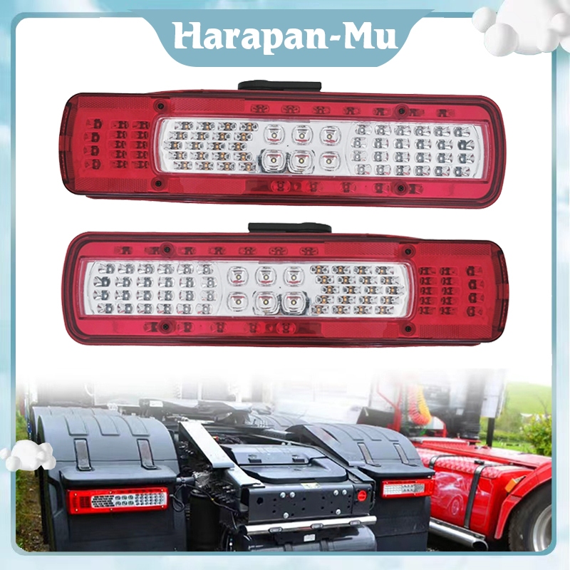 Untuk Volvo 20565106 20565107 LED 24V Lampu Rem Belakang Lampu Setopan Kedip Belakang Truk