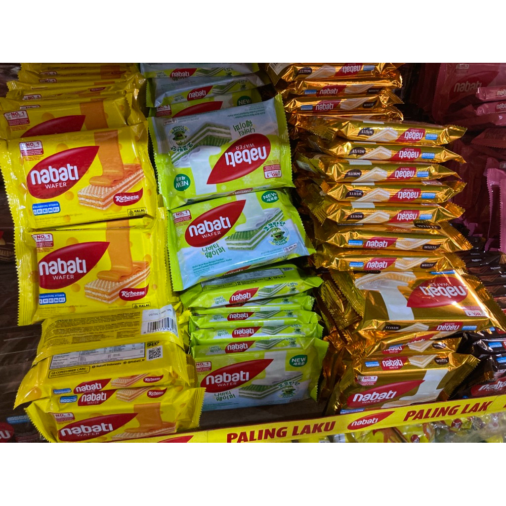 

(10 pcs) NABATI wafer segala rasa