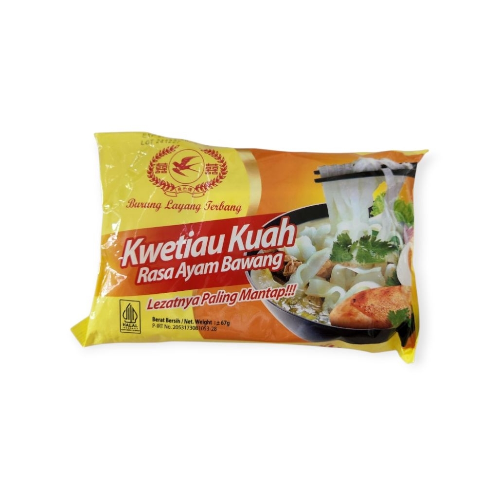 

Burung Layang Terbang Kwetiau Kuah Ayam Bawang 67g