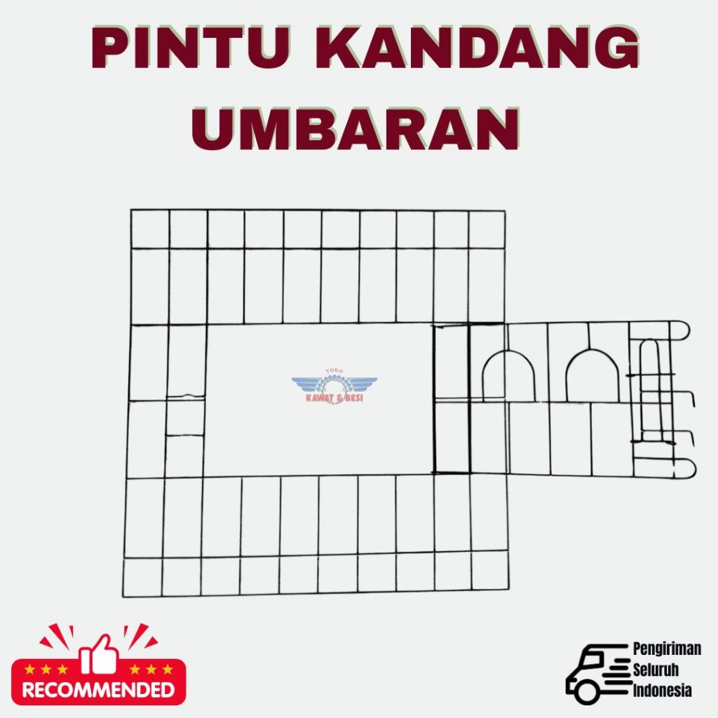 Pintu Kandang Ayam Umbaran Ukuran Bervariasi Harga Murah Pabrikasi