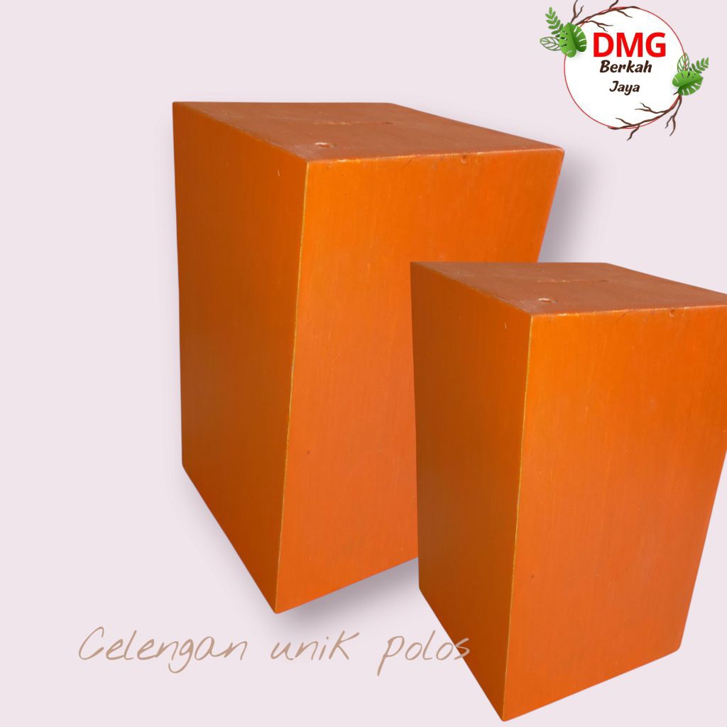 Dmg celengan unik polos kotak bok penyimpanan uang