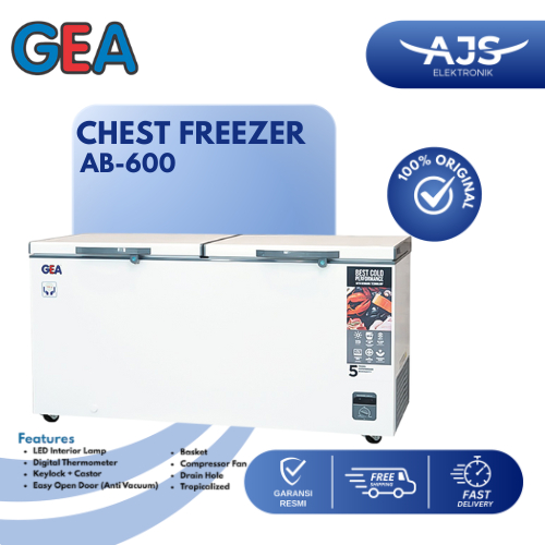 GEA CHEST FREEZER AB-600-R / AB600 R / AB 600R / AB600R