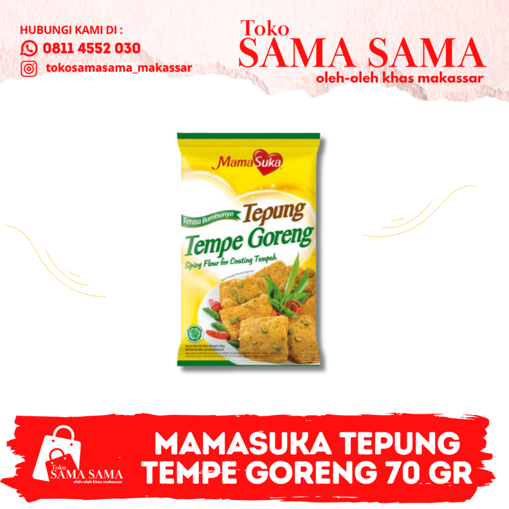 

MAMASUKA TEPUNG TEMPE GORENG 70 GR