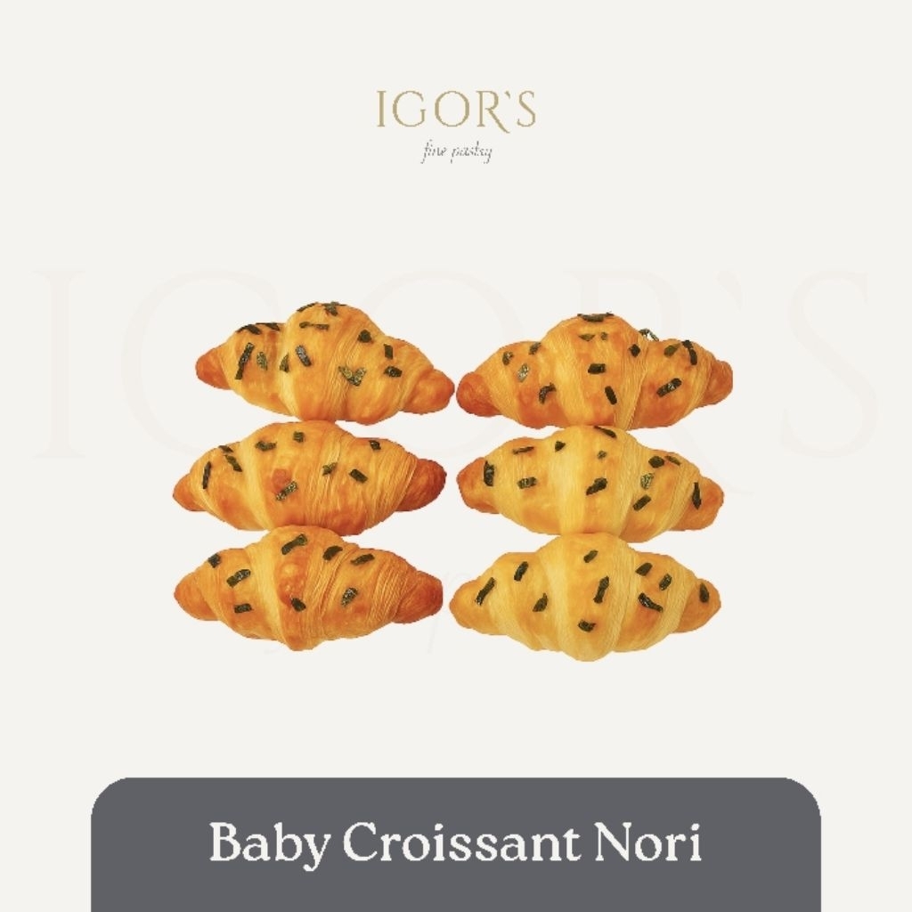 

Baby Croissant Nori & Hazelnut