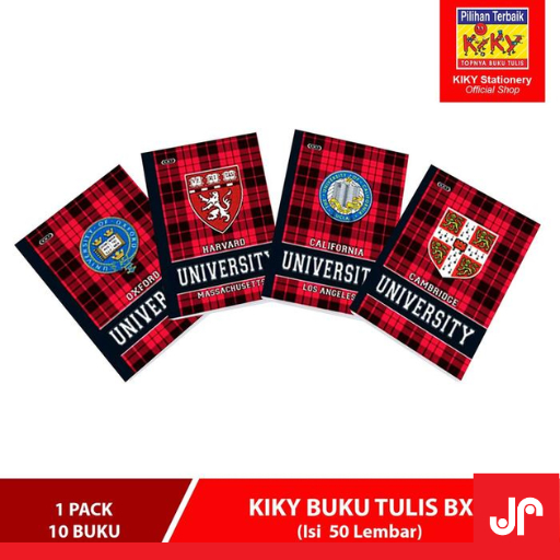 

KIKY BUKU TULIS BOXY MY CAMPUS 50LEMBAR 1PAK 10 BUKU/ BUKU TULIS KAMPUS UKURAN BUKU BESAR BOXY 1 PAK