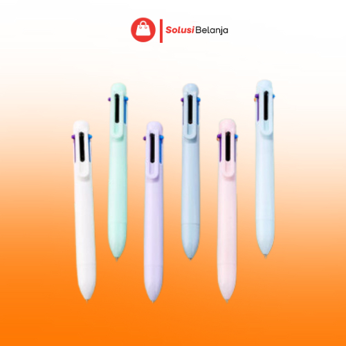 

Pulpen Warna Mekanik Pastel Color / 6 In 1 Warna Pulpen Multicolor / Pulpen Warna Warni / Pulpen Sekolah Multicolor Y3438