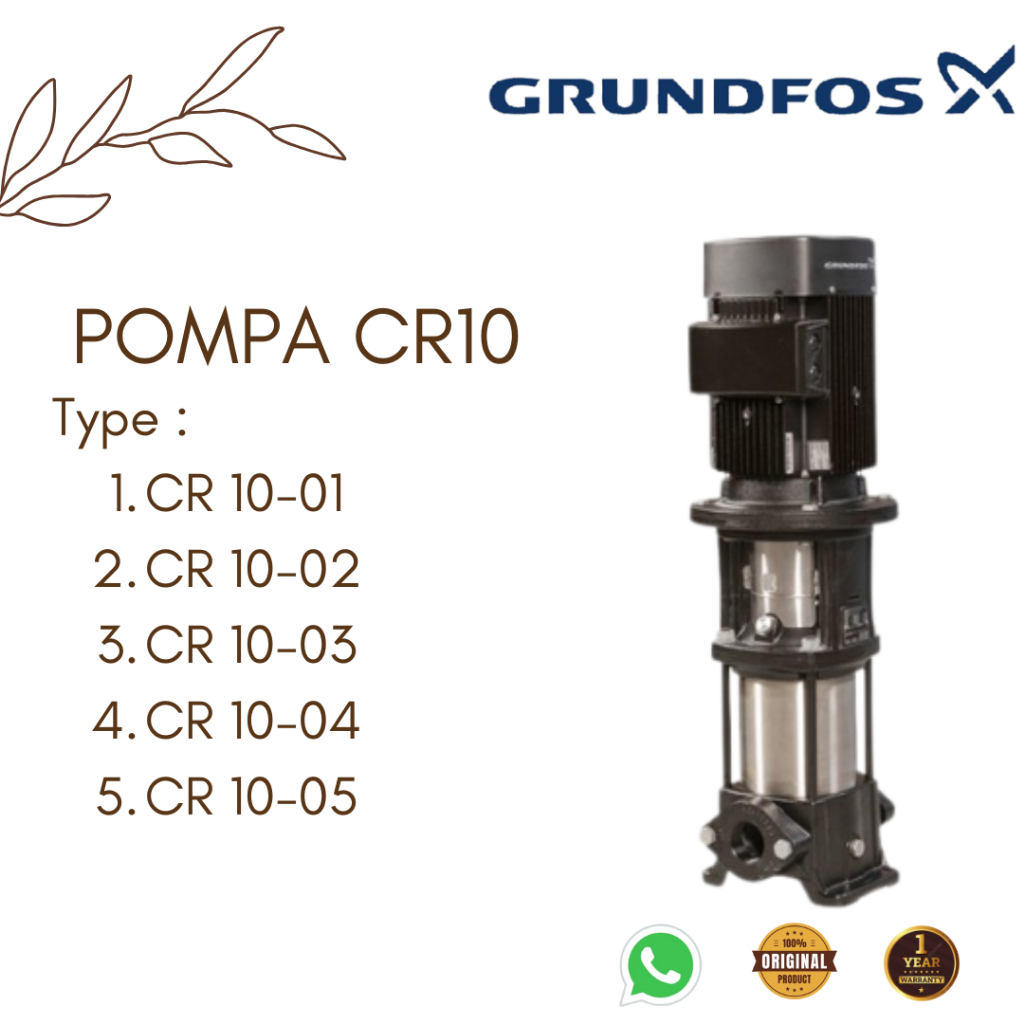 POMPA GRUNDFOS CR10
