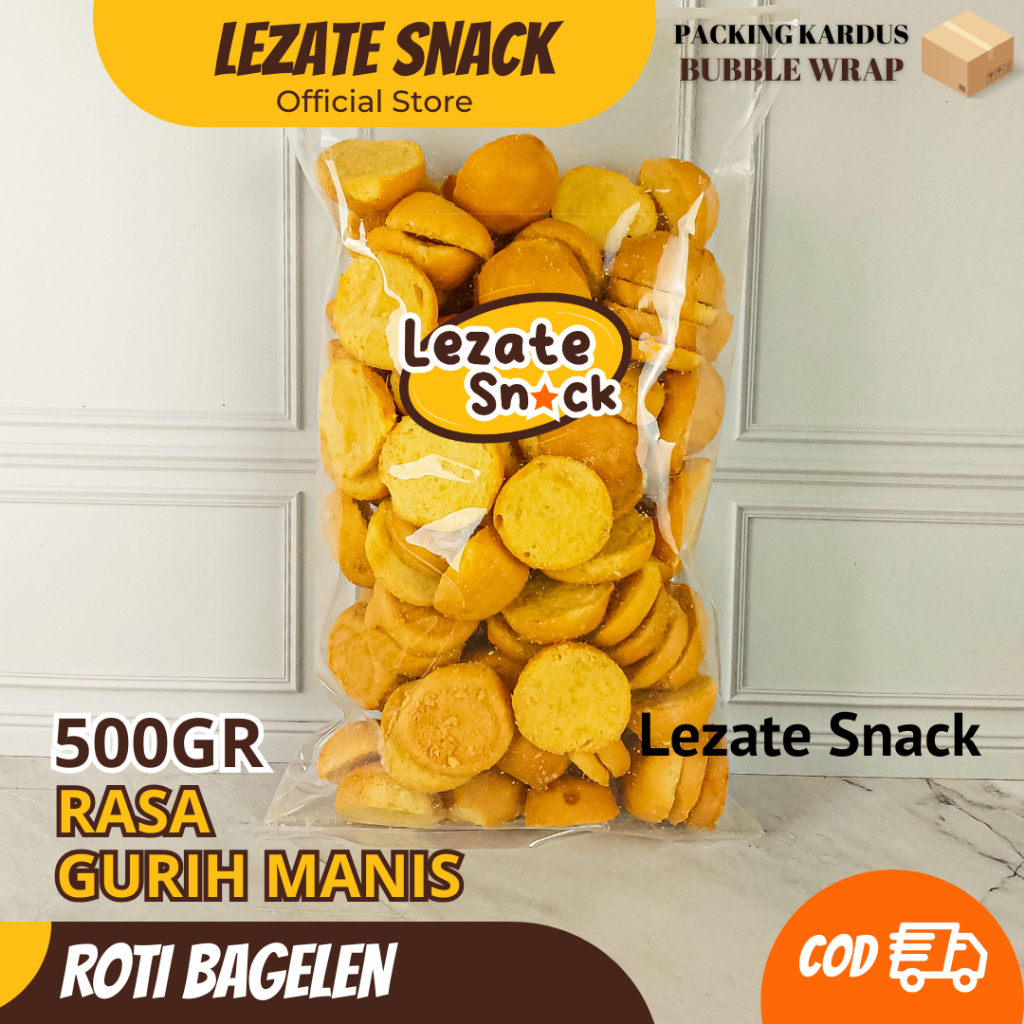 

Roti Bagelen Kering Bandung 500gr Gurih Manis Kiloan Murah / Kue Bagelan Kering Bandung Keju Gula Butter Vanila LEZATE SNACK WAP SHOP