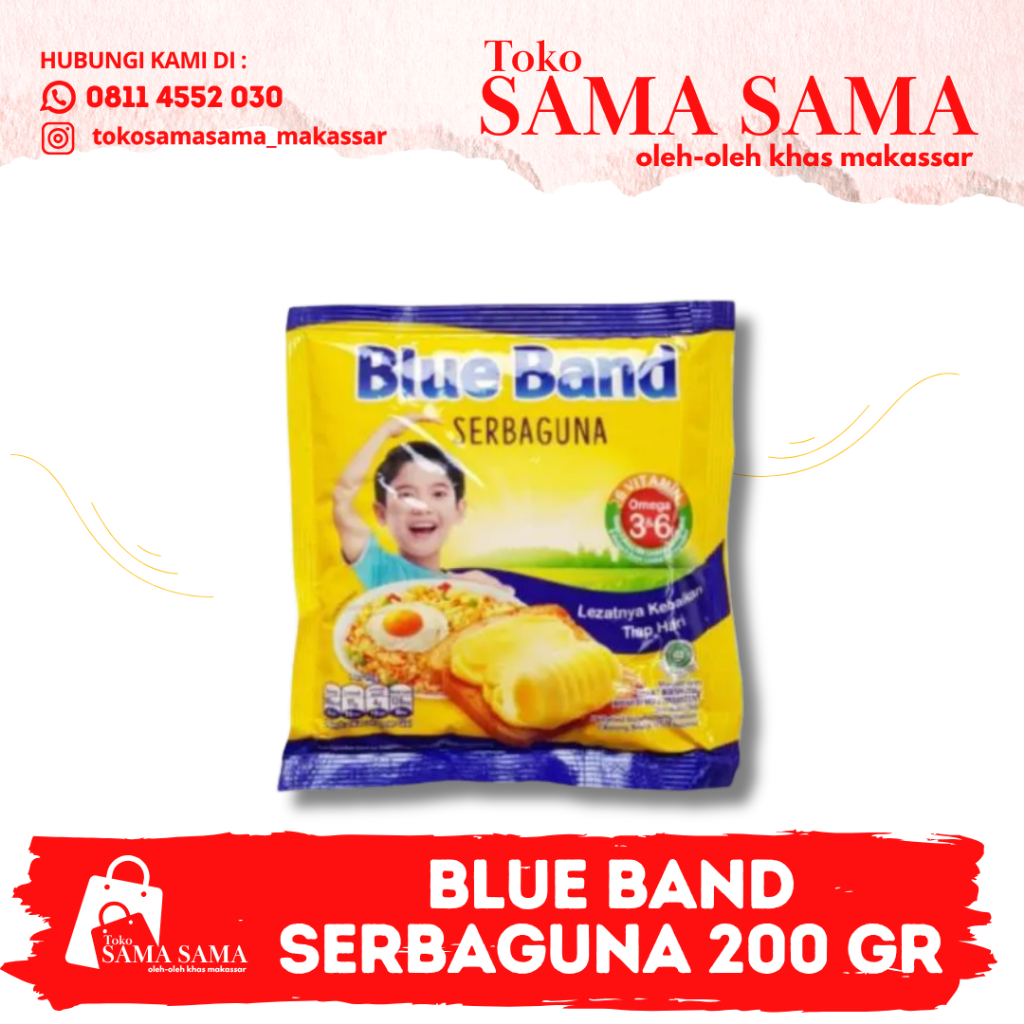 

Blueband Mentega Serbaguna Sachet 200 Gr