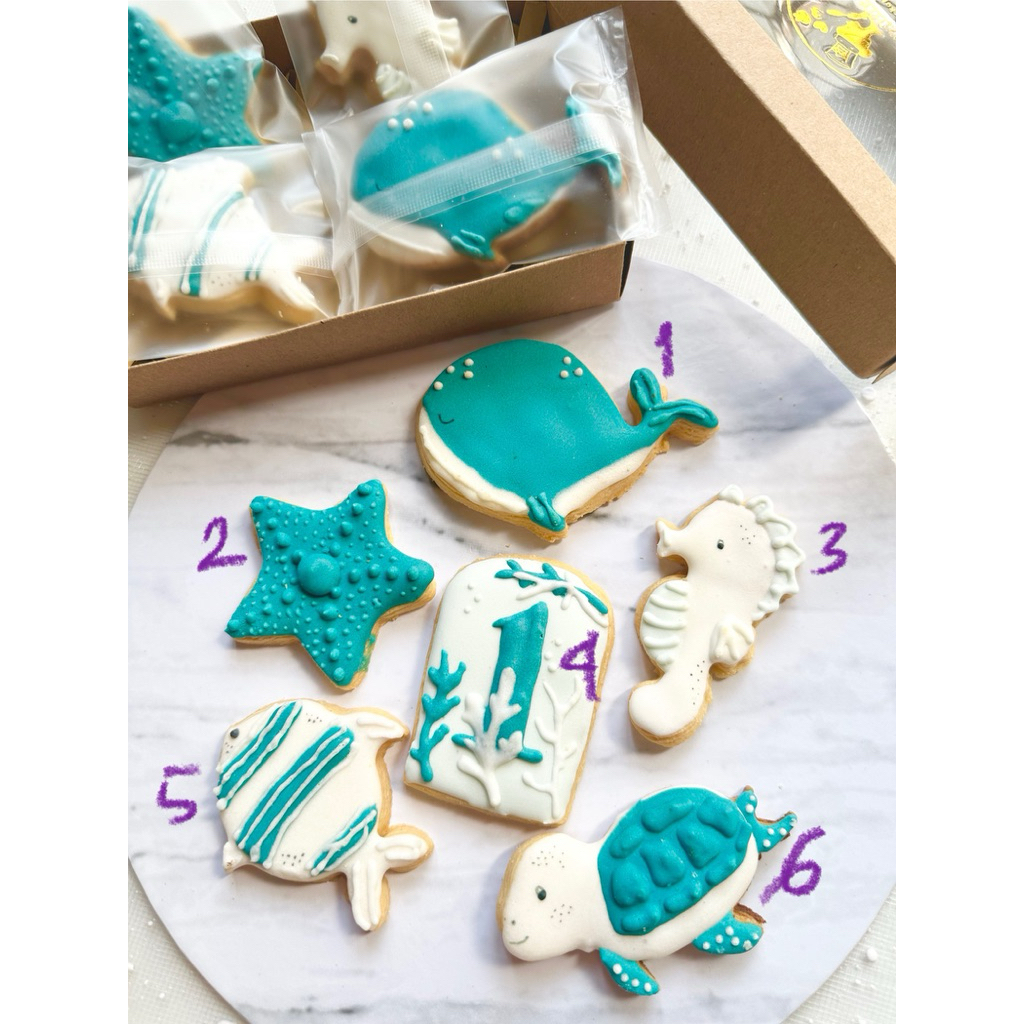 

butter cookies under the sea | kukkies per pcs