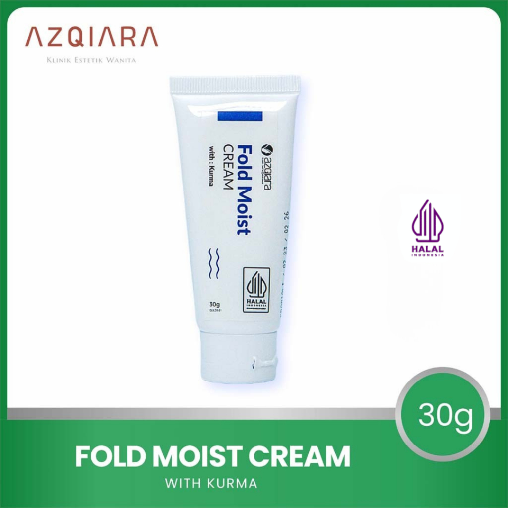 AZQIARA Fold Moist Cream - Krim lipatan. Menghaluskan, Melembabkan dan Melembabkan daerah lipatan ku