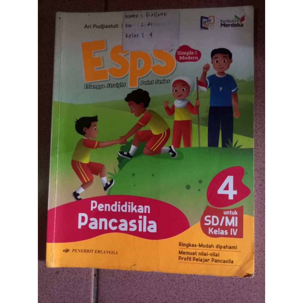 Pancasila kelas 4 kurikulum merdeka