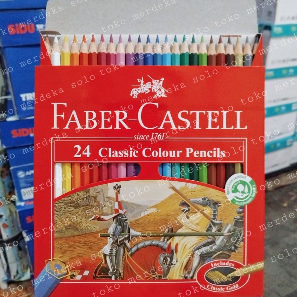 

Pensil Warna 24w Classic Faber-Castell
