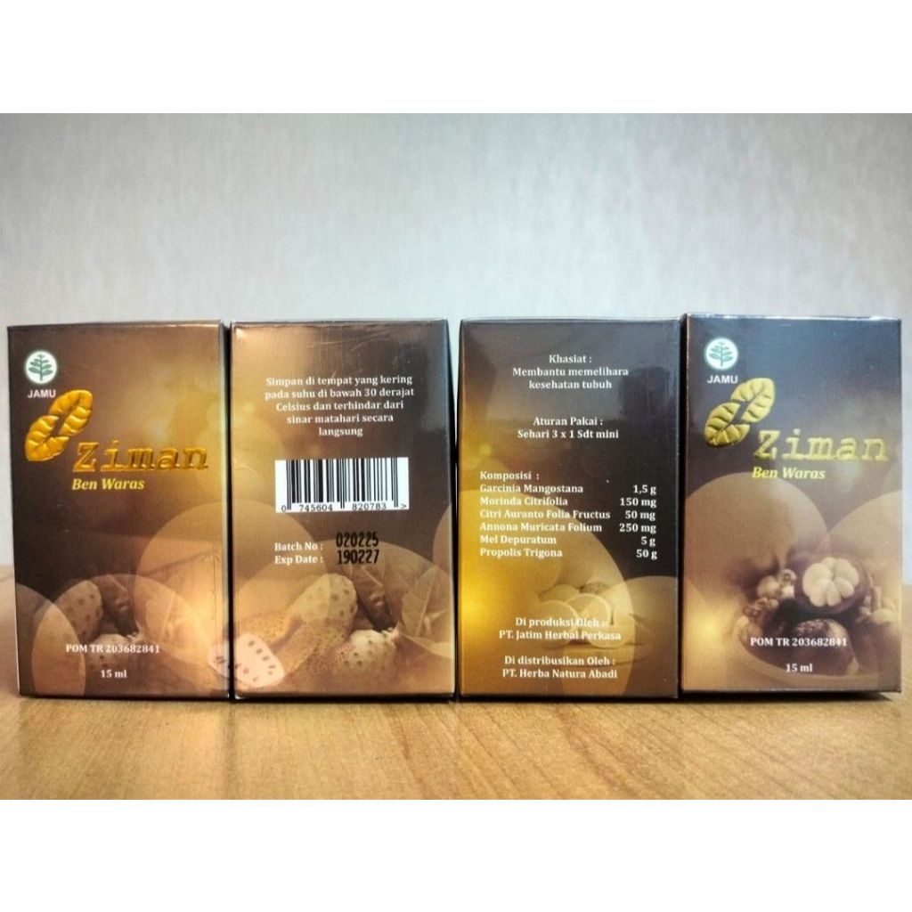 ZIMAN Enzim Antioksidan Aktif Jamu Tetes Herbal Asli Original 100%