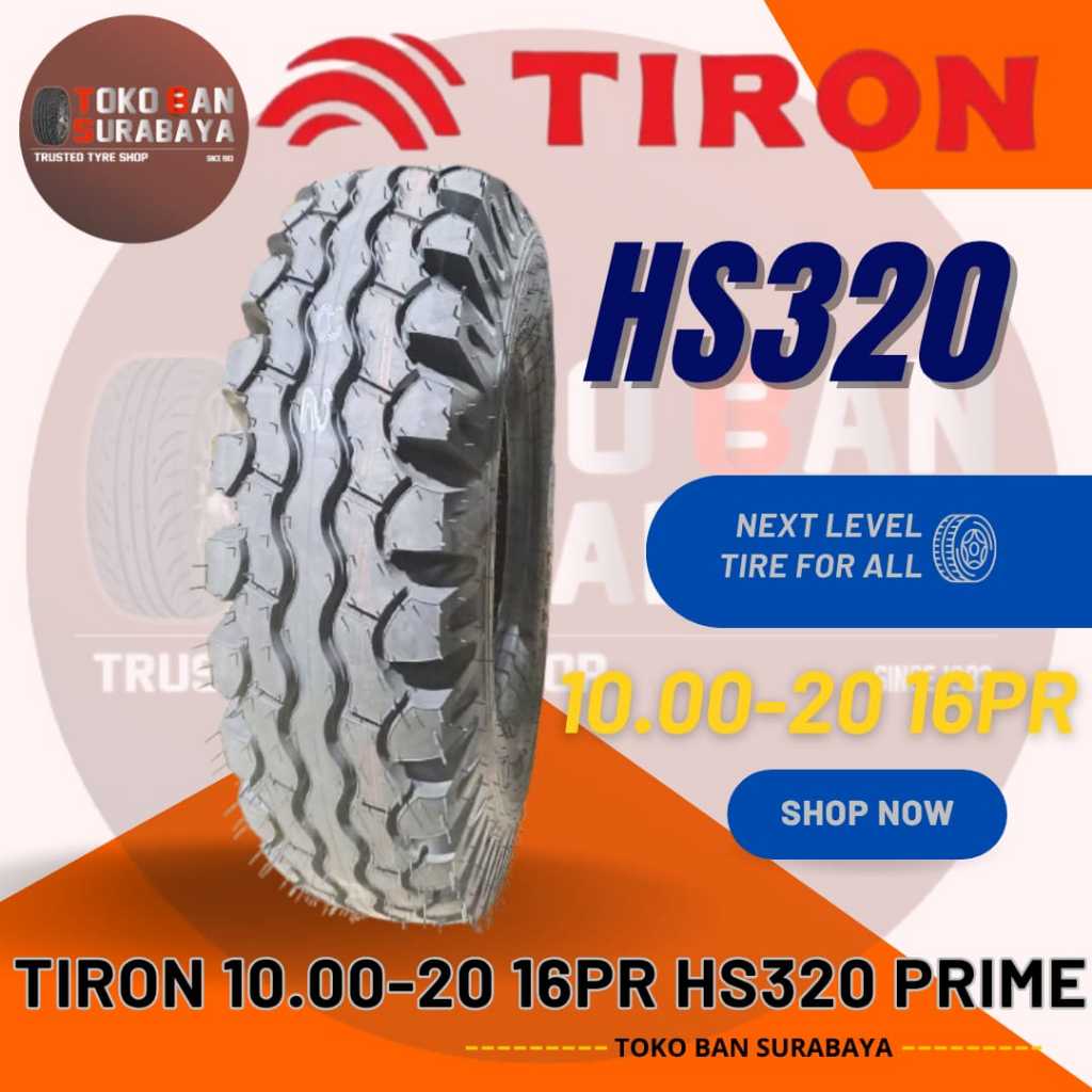 Ban Truk TIRON 10.00-20 16PR HS320 PRIME 1000-20 1000/20 1000R20 1000 10.00 R20 R 20 16 PR HS 320