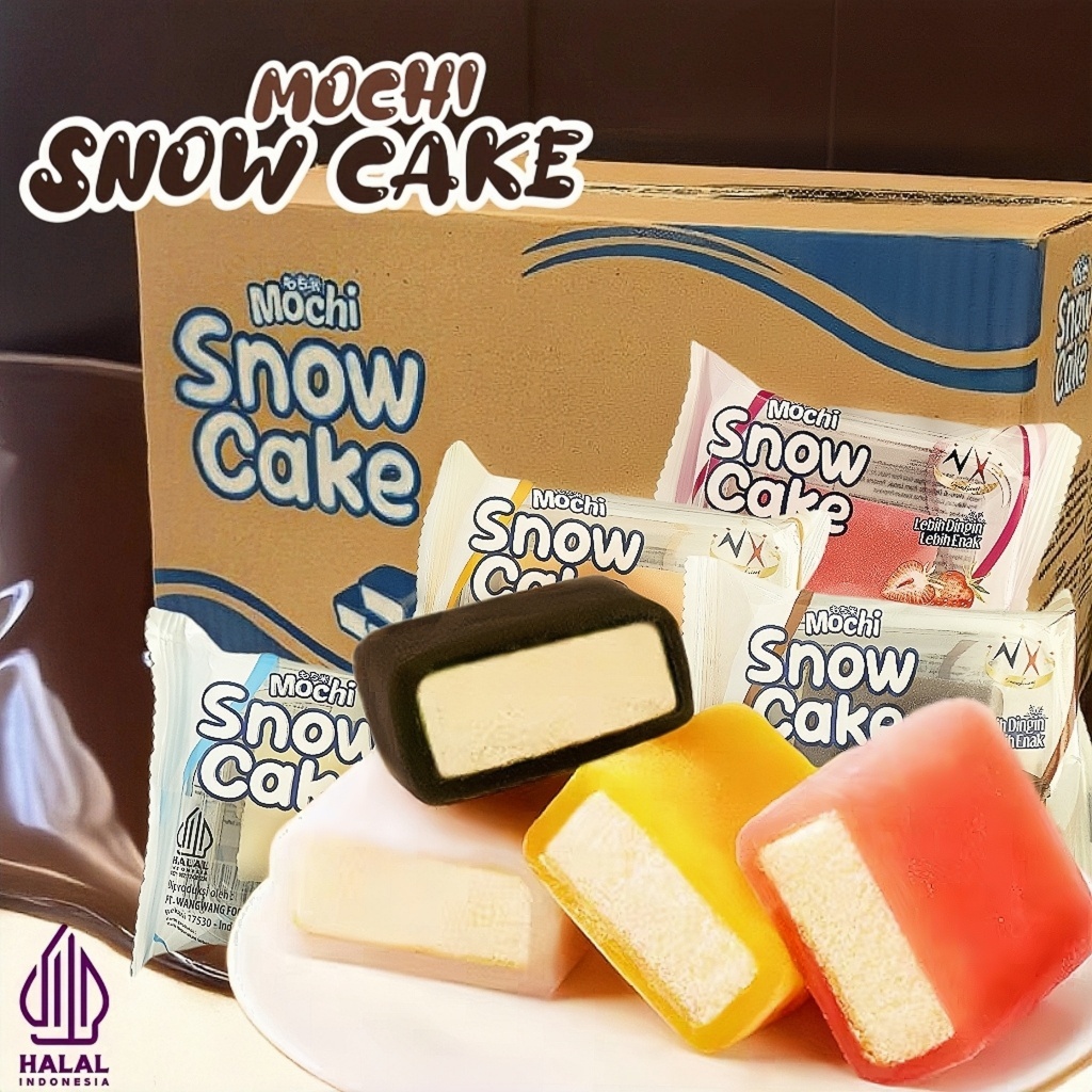 

【Halal】4 RASA MIX 60PCS Mochi Snow Cake Snack Manis Kue Nagasaki Mochi Coklat / Kue Mochi Susu / Snow Cake Mangga / Nagasaki Cake Stroberi/Soft / Sweet/Ice Skin Cake/Creamy/ HALAL Super Lembut Cake
