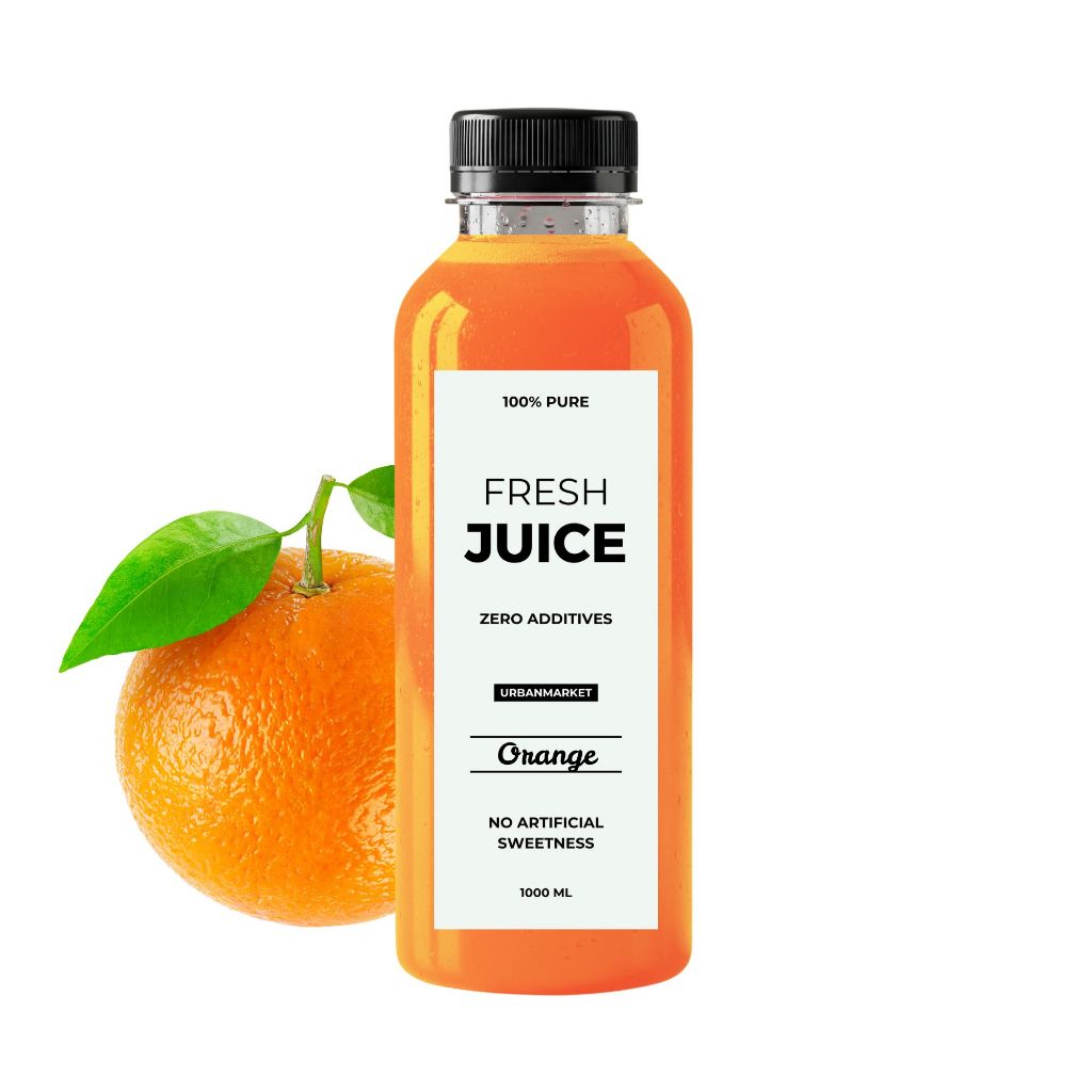 

Jus Jeruk 1000 ml – 100% Buah Asli, Murni Tanpa Gula Tambahan