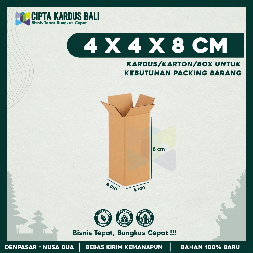 

Kardus Packing 4x4x8 | Box packing | Karton Packing