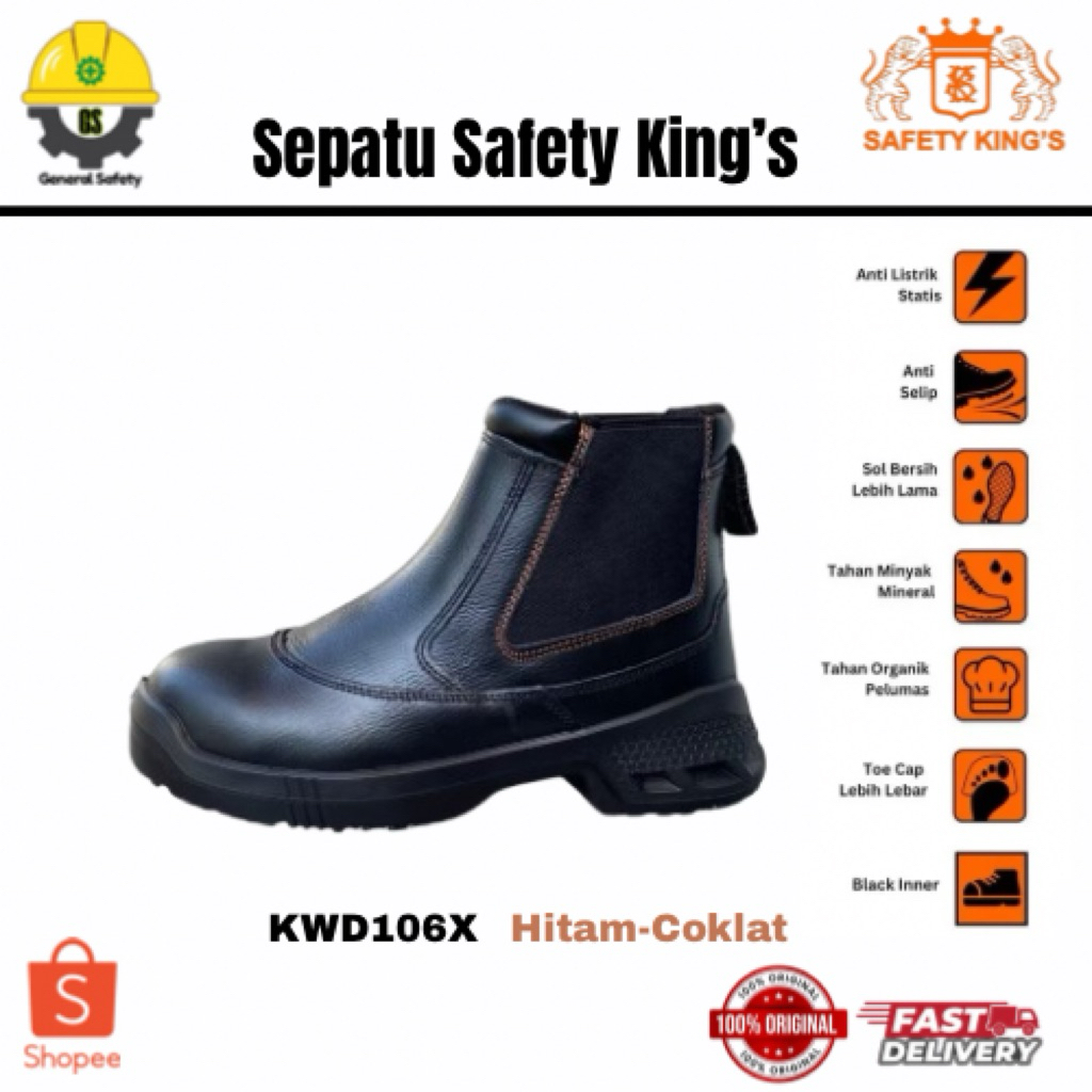 Sepatu Safety Shoes King's KWD 106 X By Honeywell - Kings KWD 106X