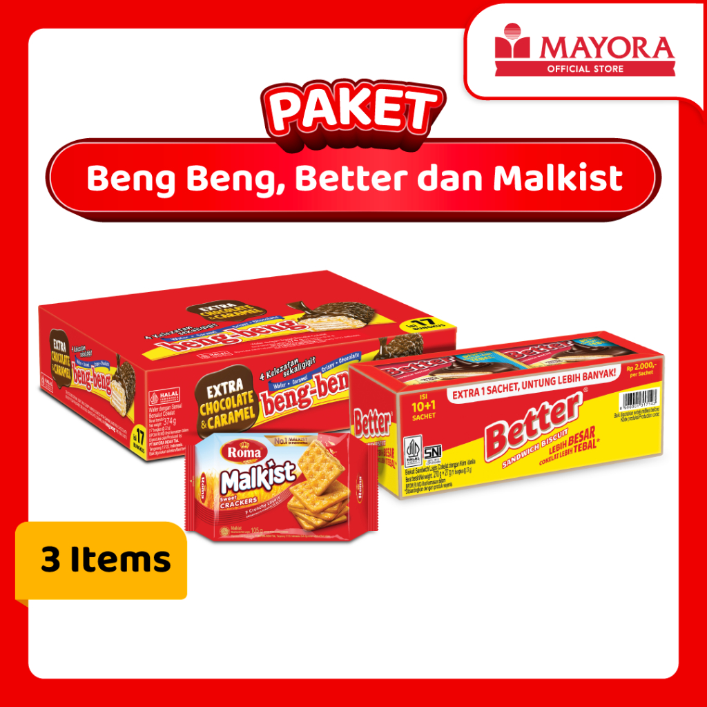 

Paket Beng Beng, Better dan Malkist