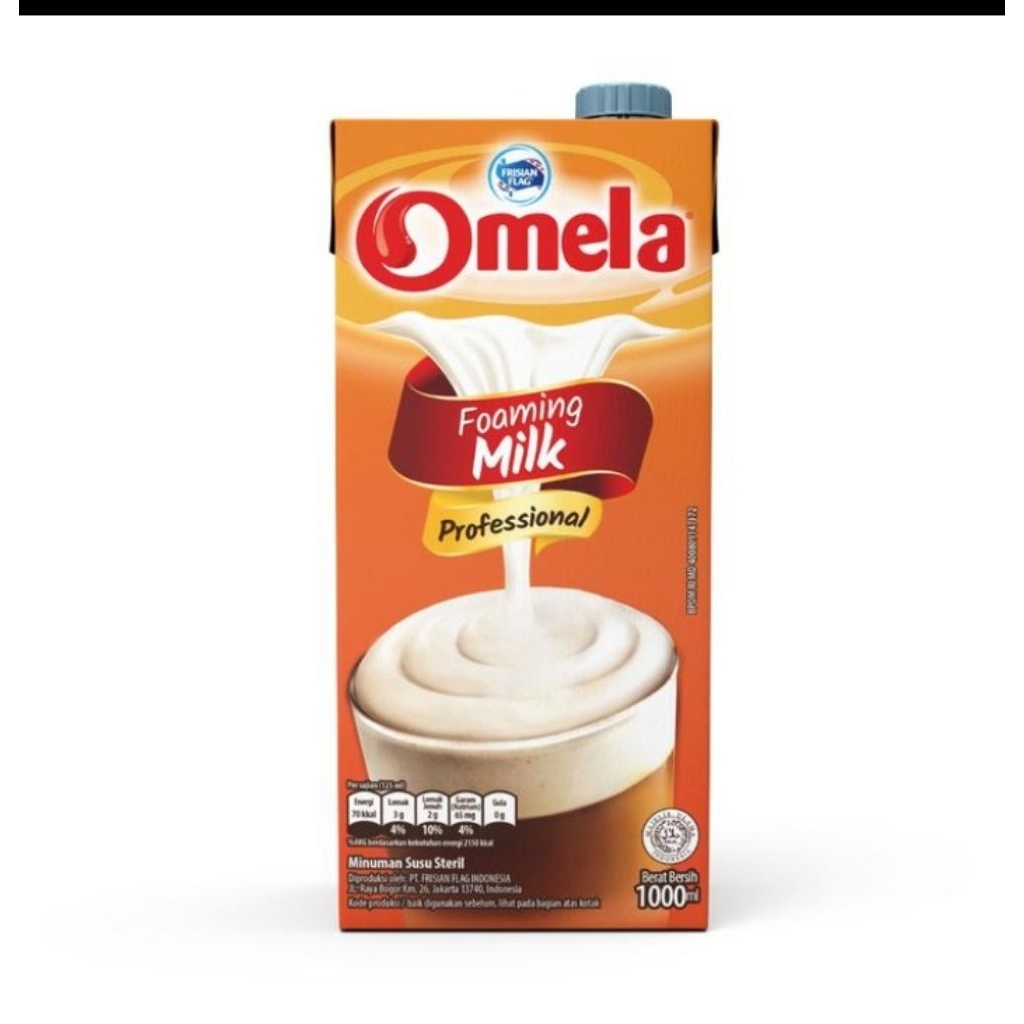 

Omela Foaming Milk 1 Liter / Karton isi 12