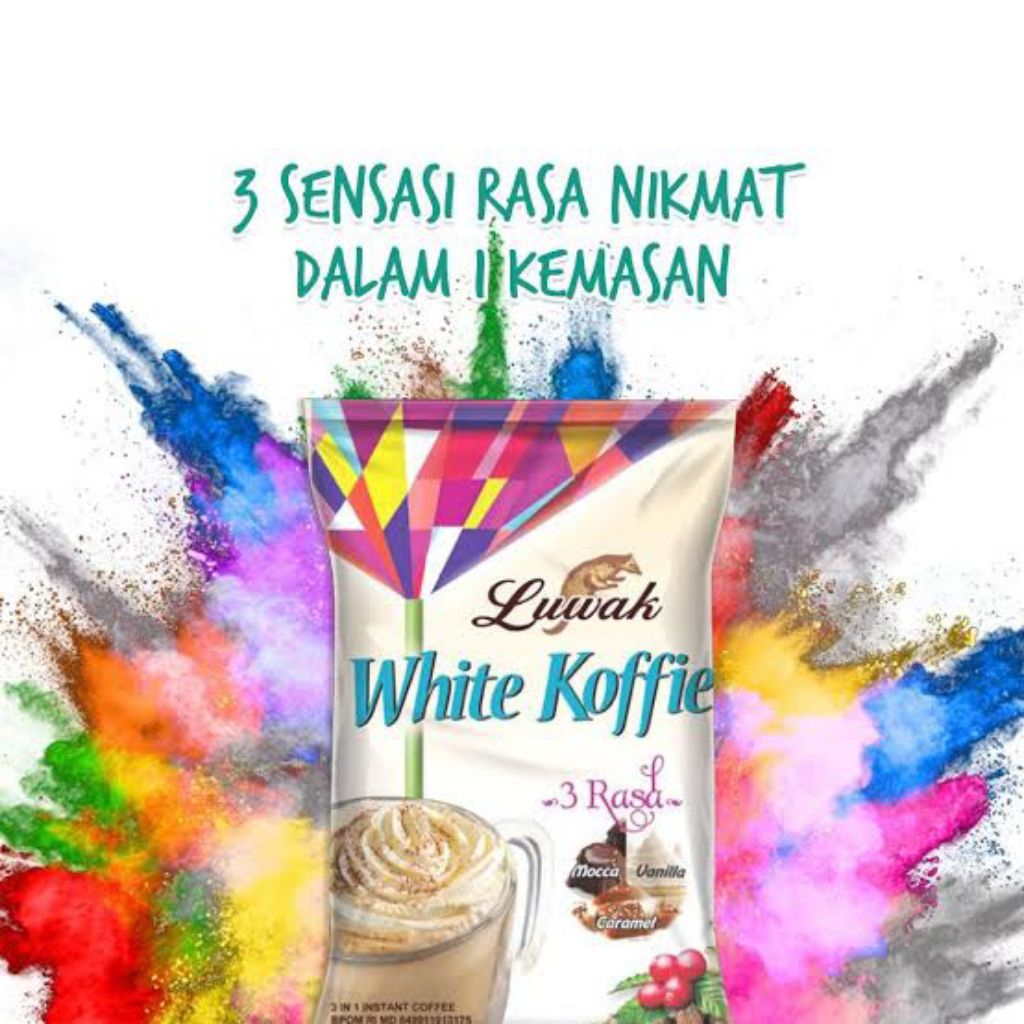

Luwak White Coffee 3 Rasa isi 10sachet