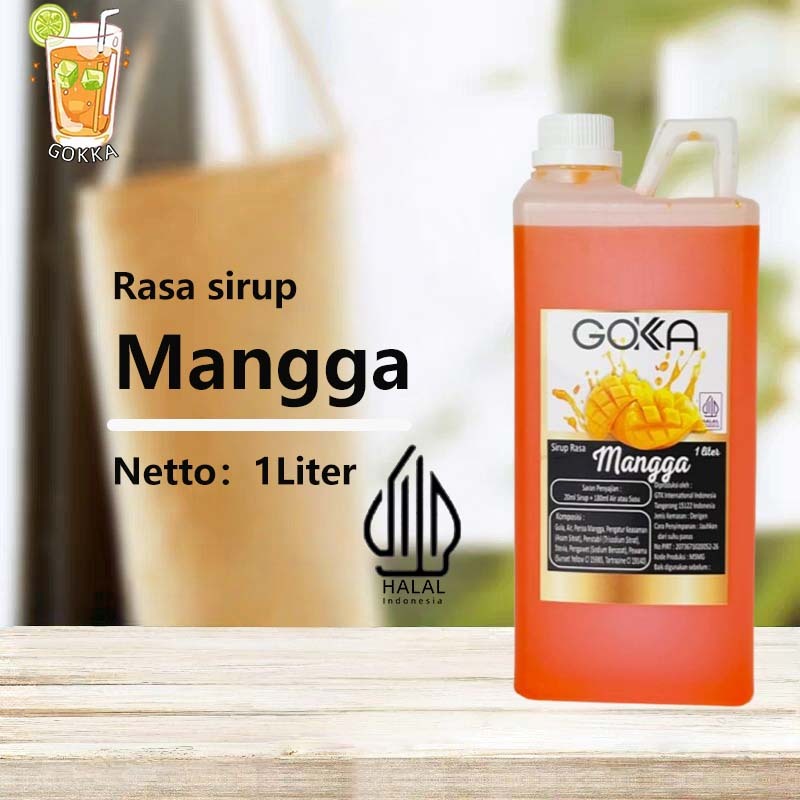 

GОKKA Syrup / Mangga Flavoured Sirup / Sirup Mangga 1L International Halal